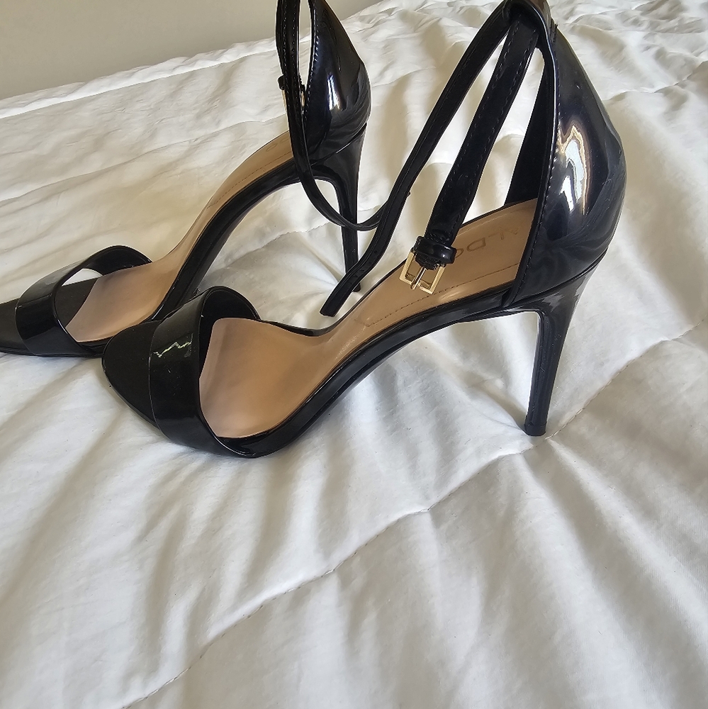 Aldo patent leather sandals